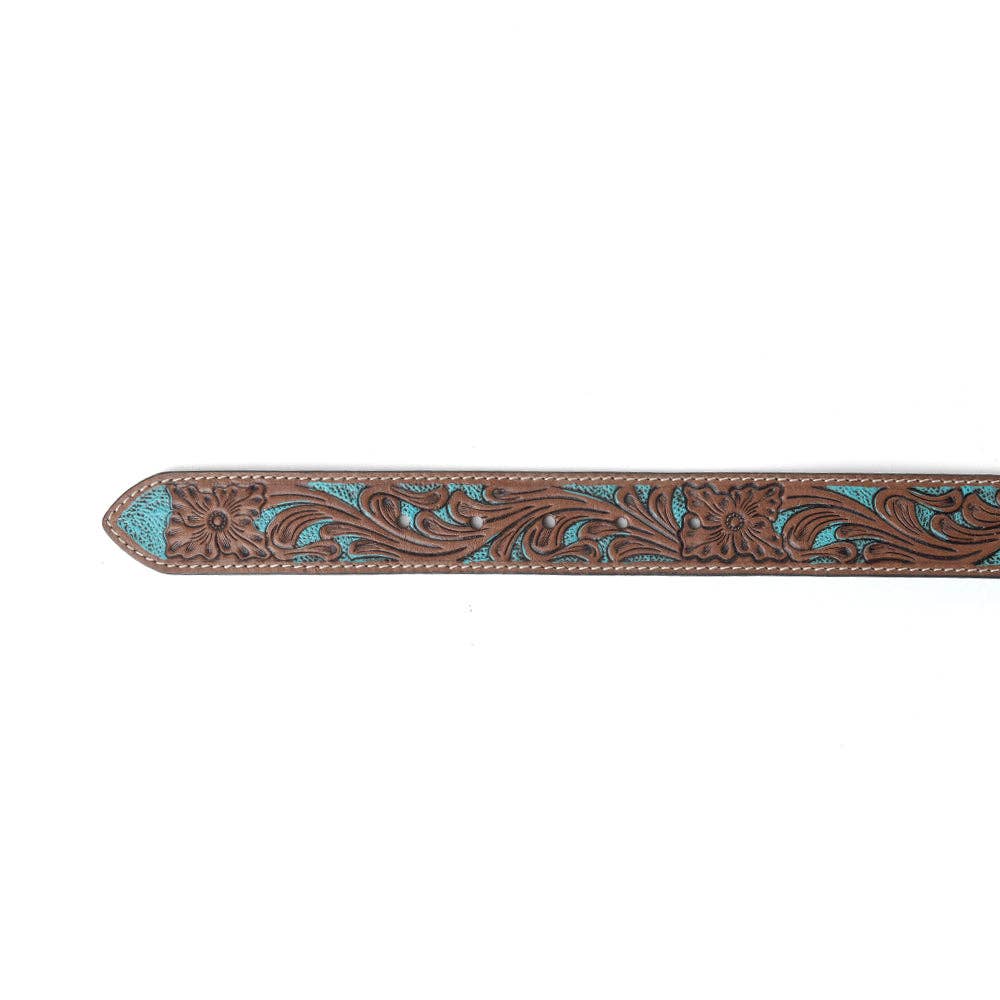 Bronco Sky Tooled Belt