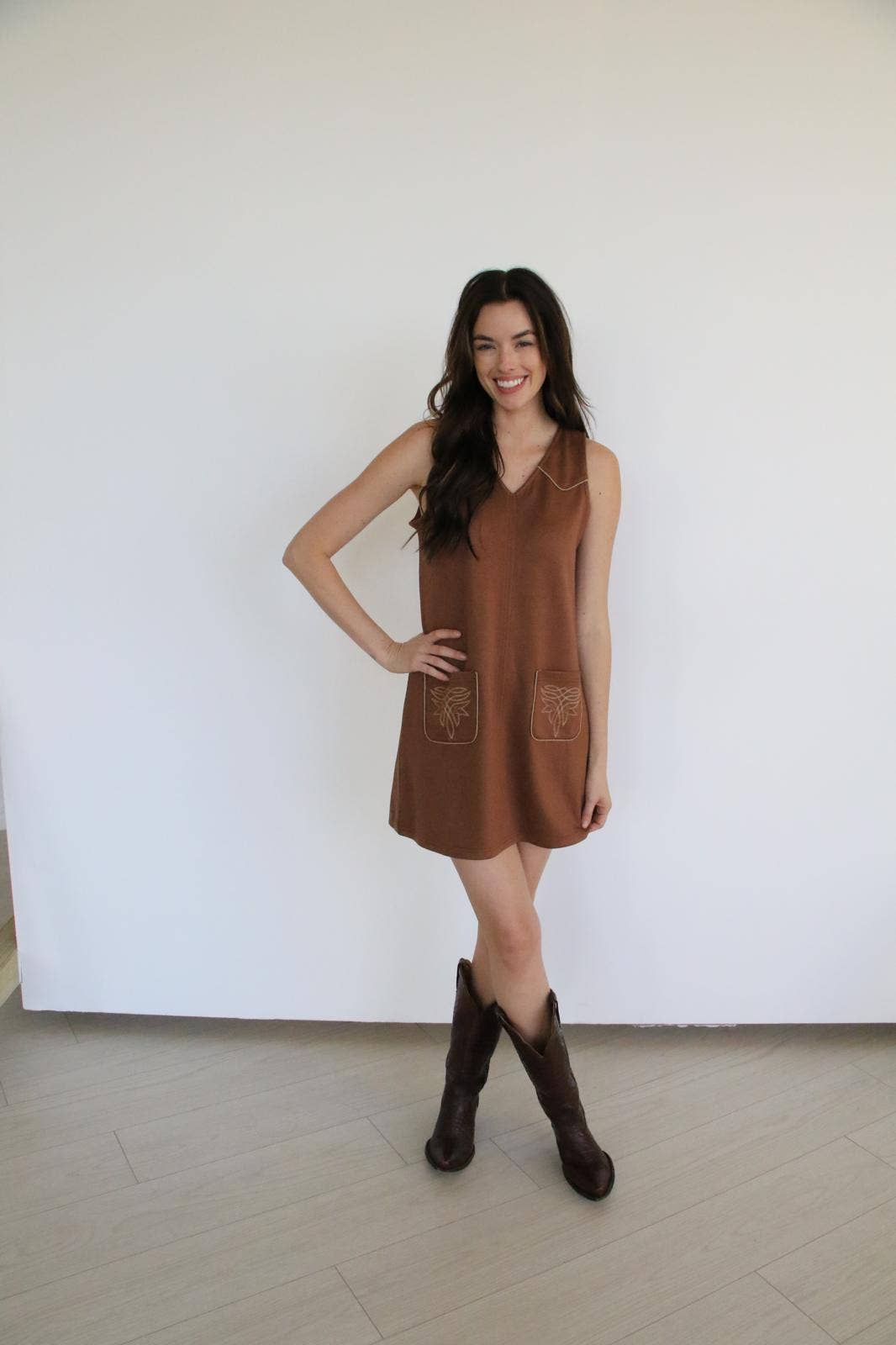 Desert Stitch Shift Dress