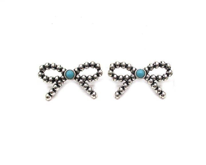Turquoise Tied Studs