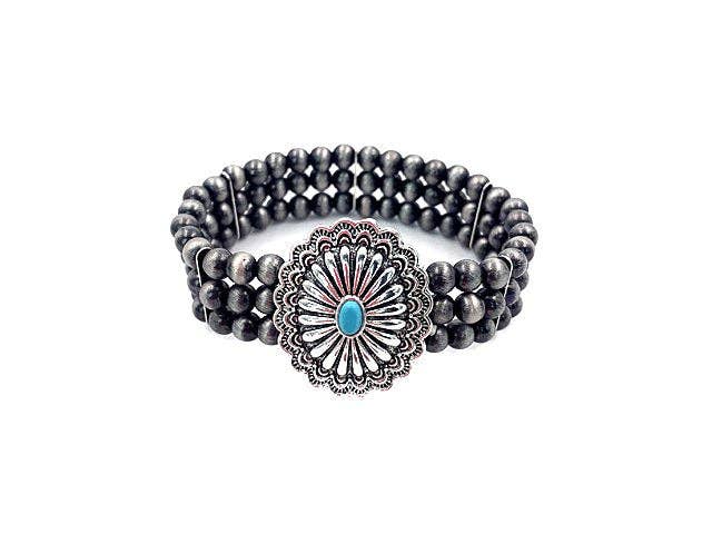 Blue Sky Concho Bracelet