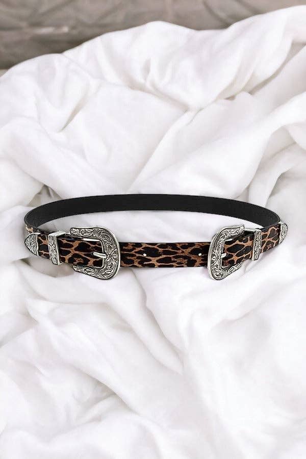 Leopard & Lead Belt