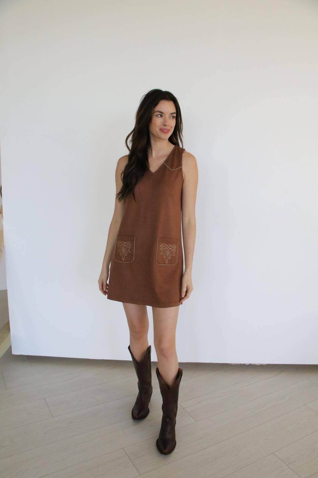Desert Stitch Shift Dress