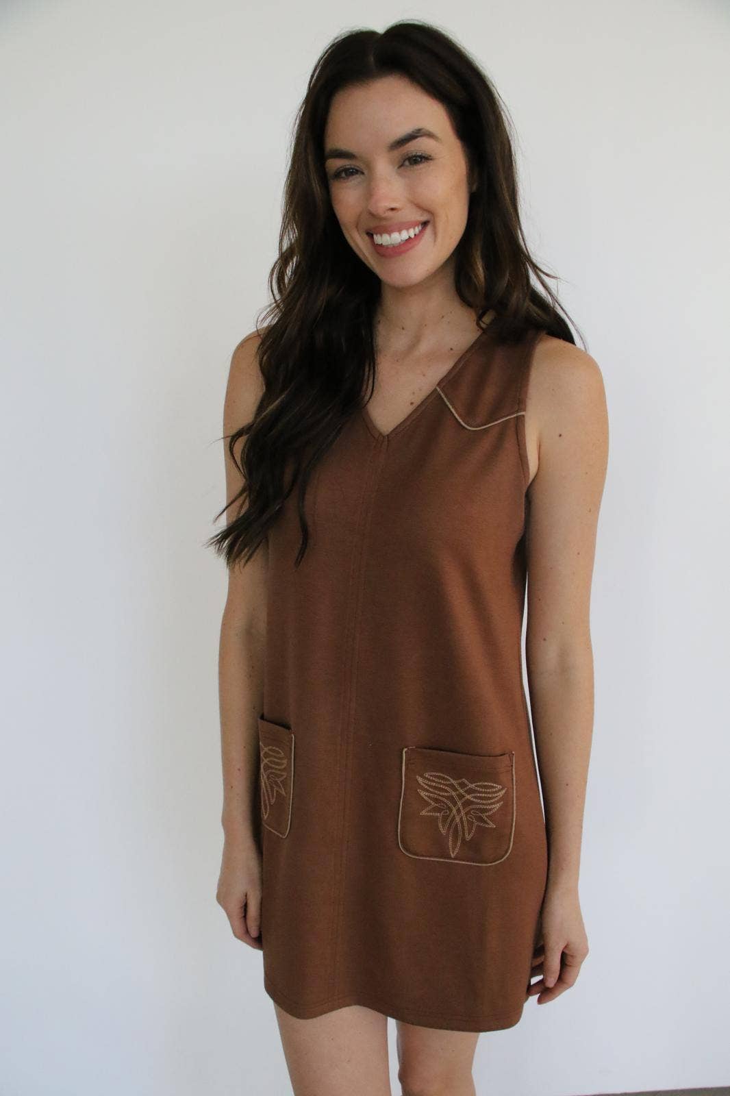 Desert Stitch Shift Dress