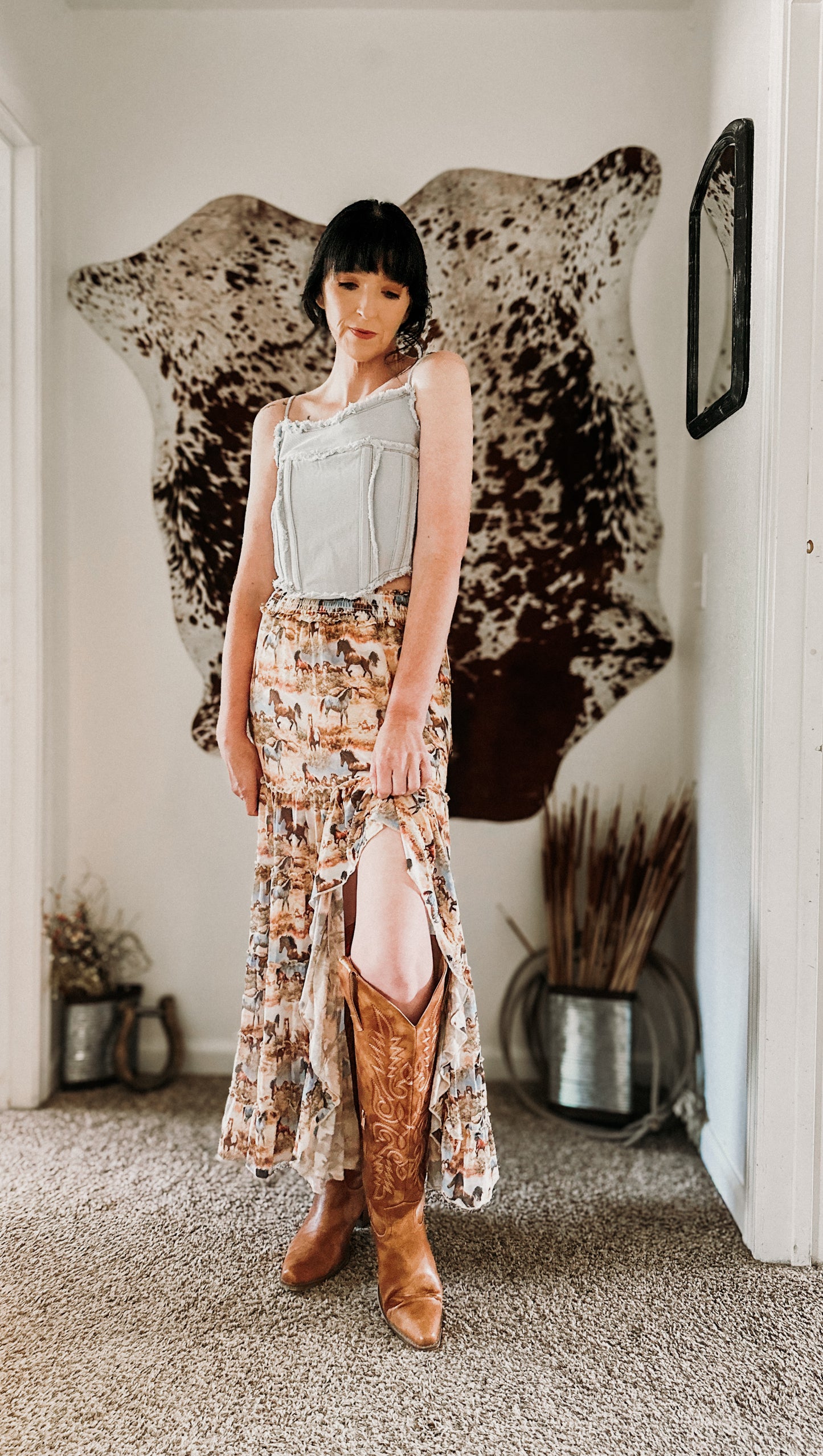 Backroad Blues Corset