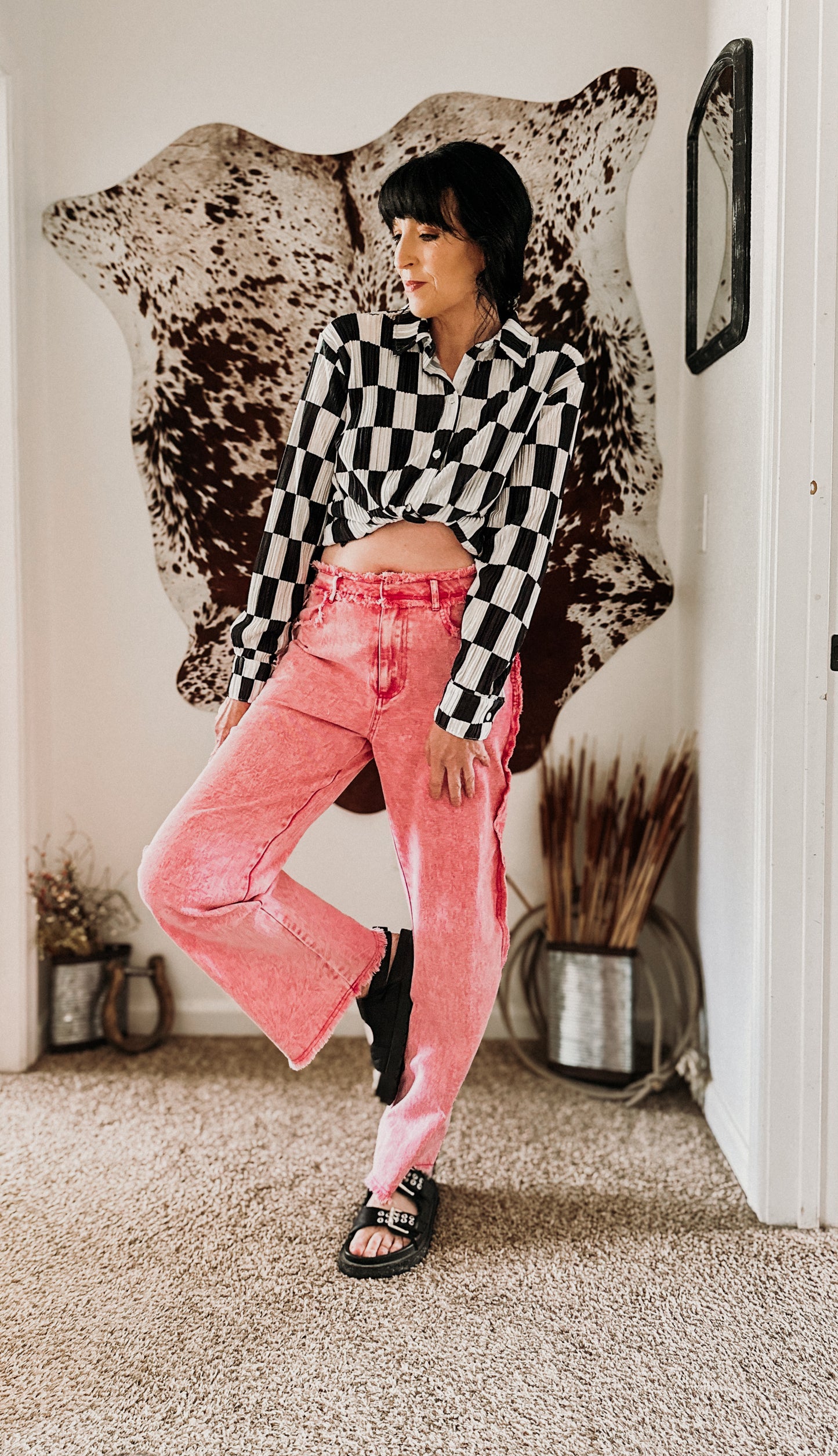 Pink Smoke Pants