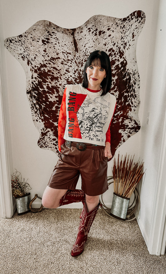 Saddle & Spice Shorts