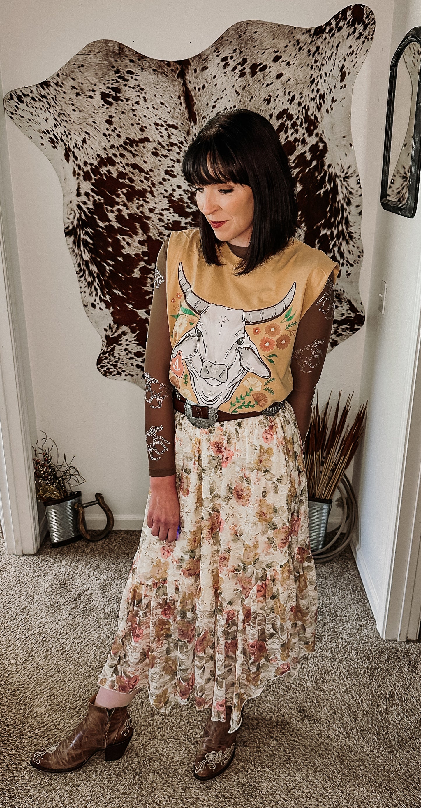 Wild Bloom Brahma Tee