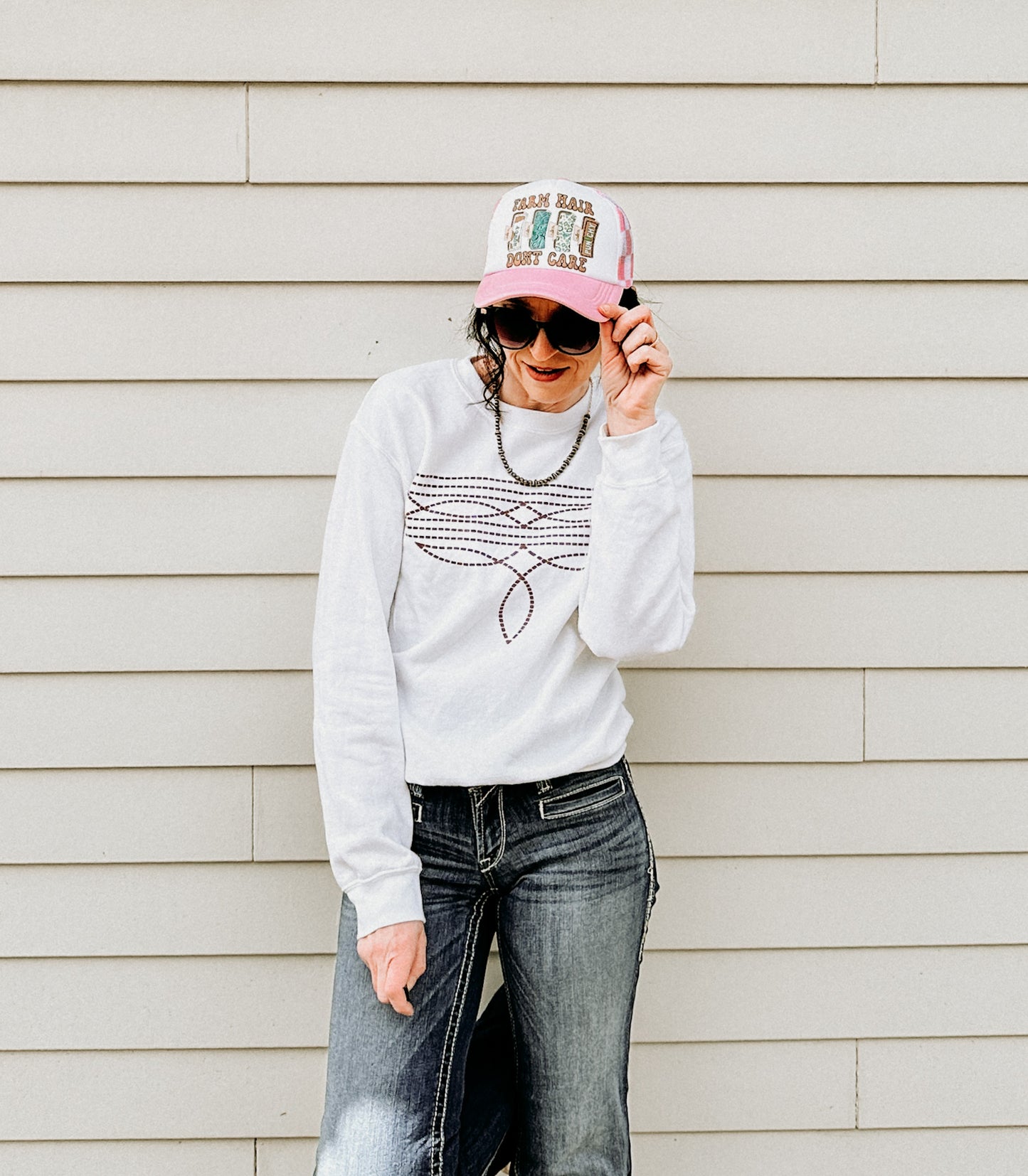Farm Hair Don’t Care Trucker Hat