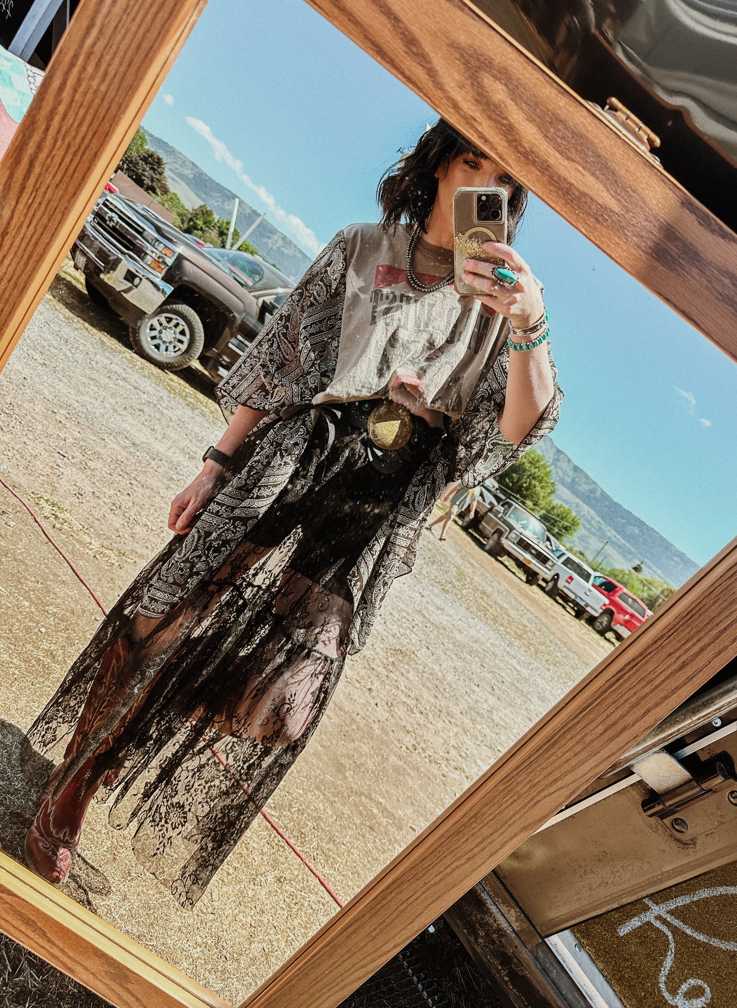Shadow Lace Maxi