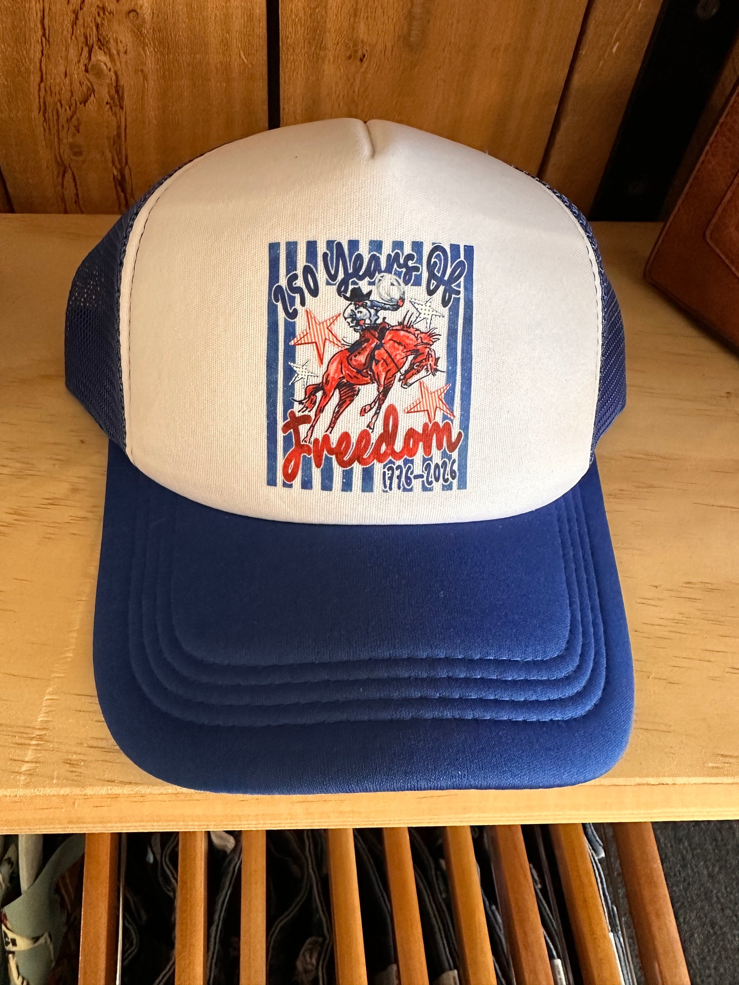 Freedom Rider Trucker Hat - Blue