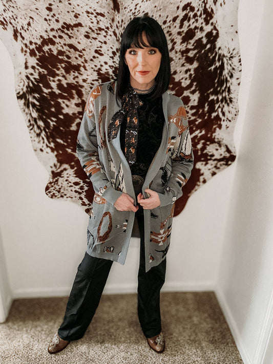 Western Charm Cardigan