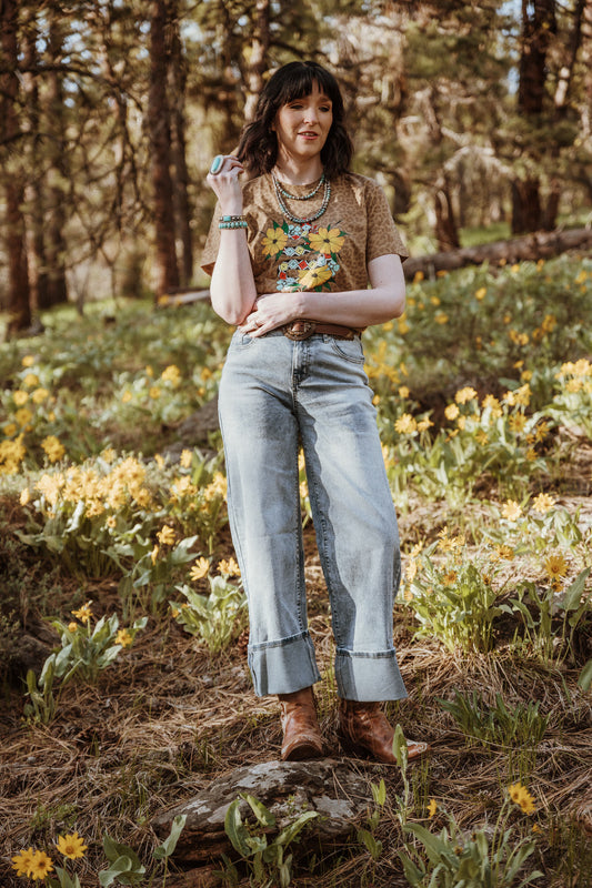 Snake in Bloom Tee