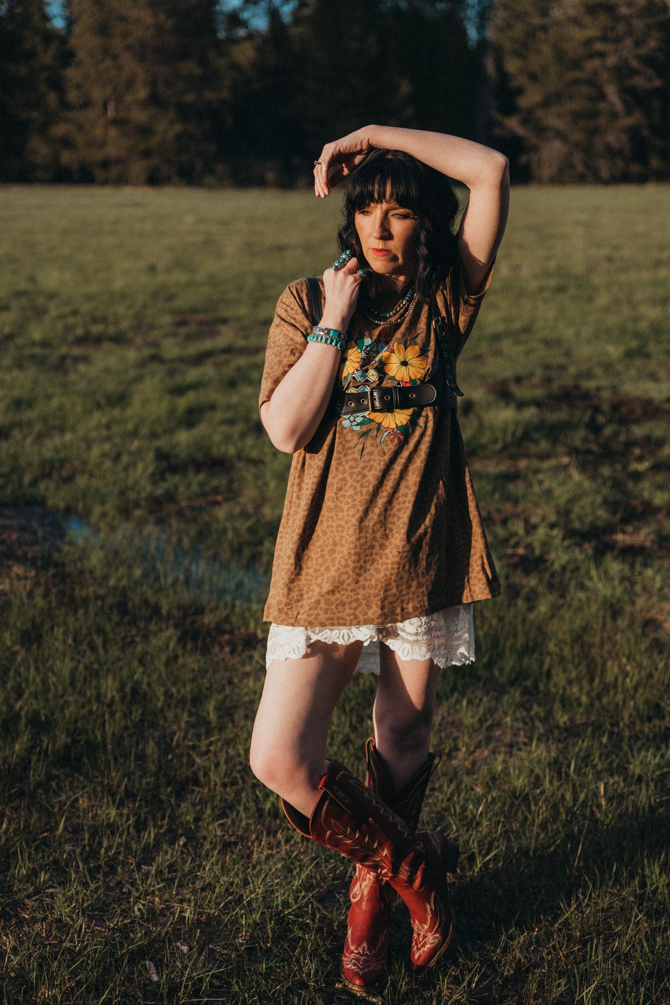 Snake in Bloom Tee
