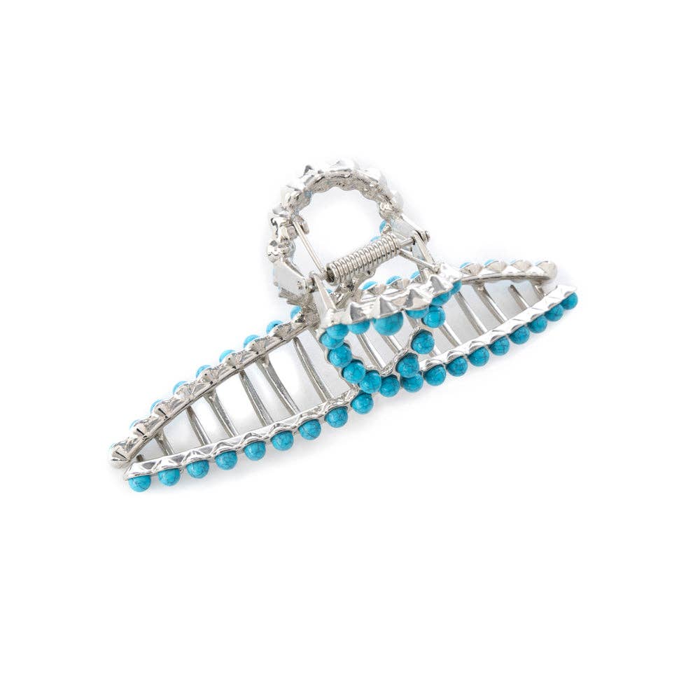 Azure Arc Hair Clip