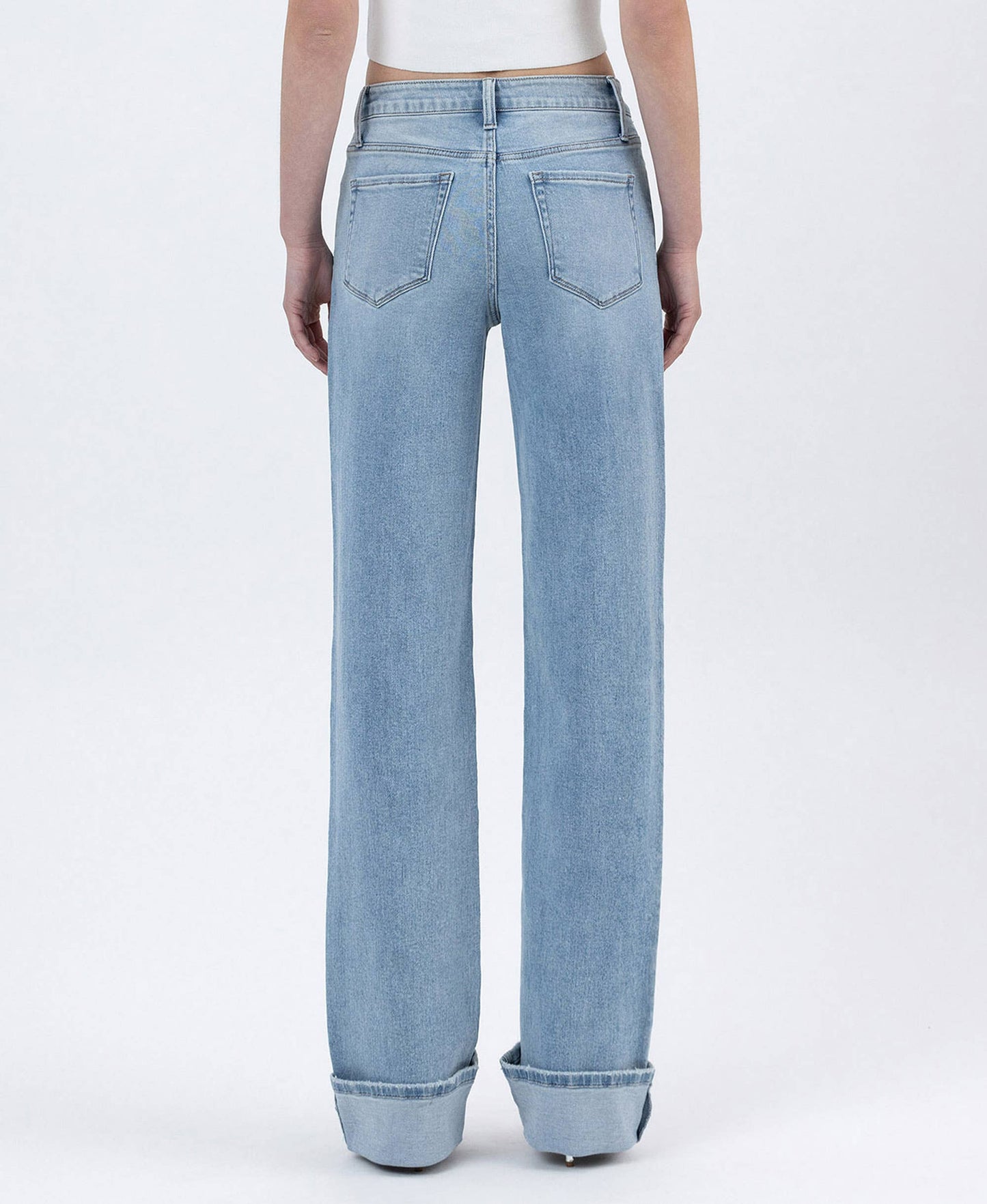 The High Roller Wide Leg Jeans