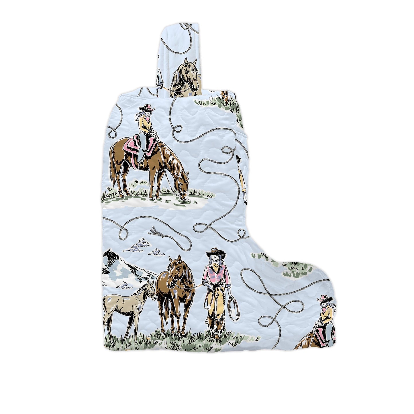 Sierra Cowgirl Quilted Boot Bag