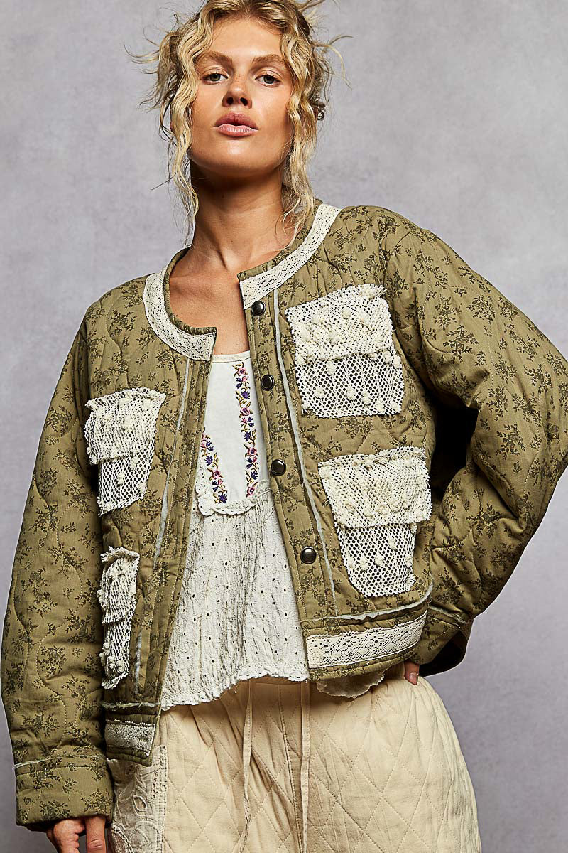 Prairie Patchwork Quilted Jacket