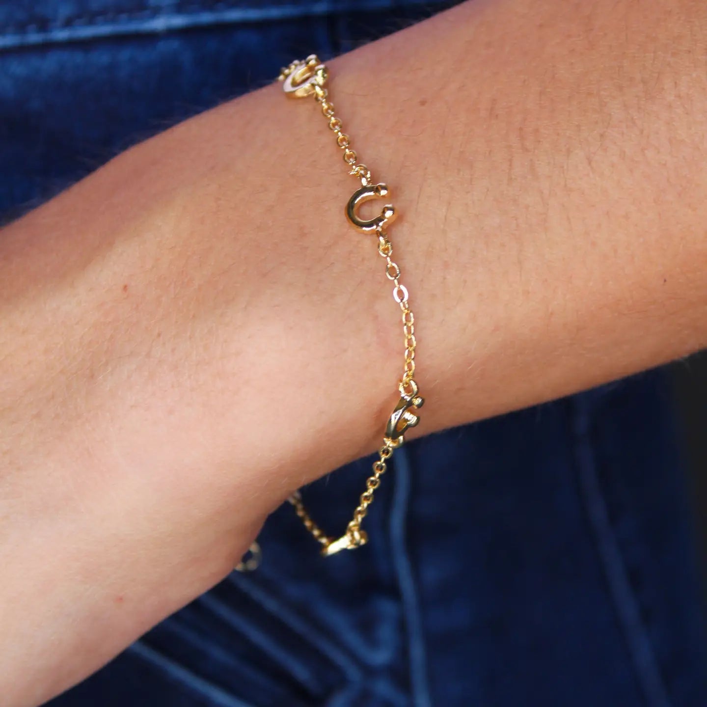 Horseshoe Charm Bracelet