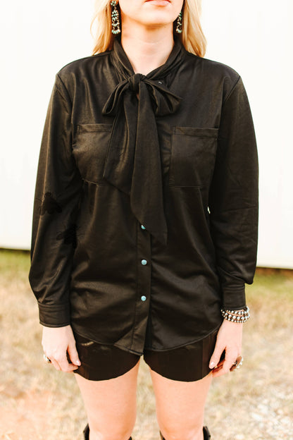 LEATHER OUTLAW Midnight Top