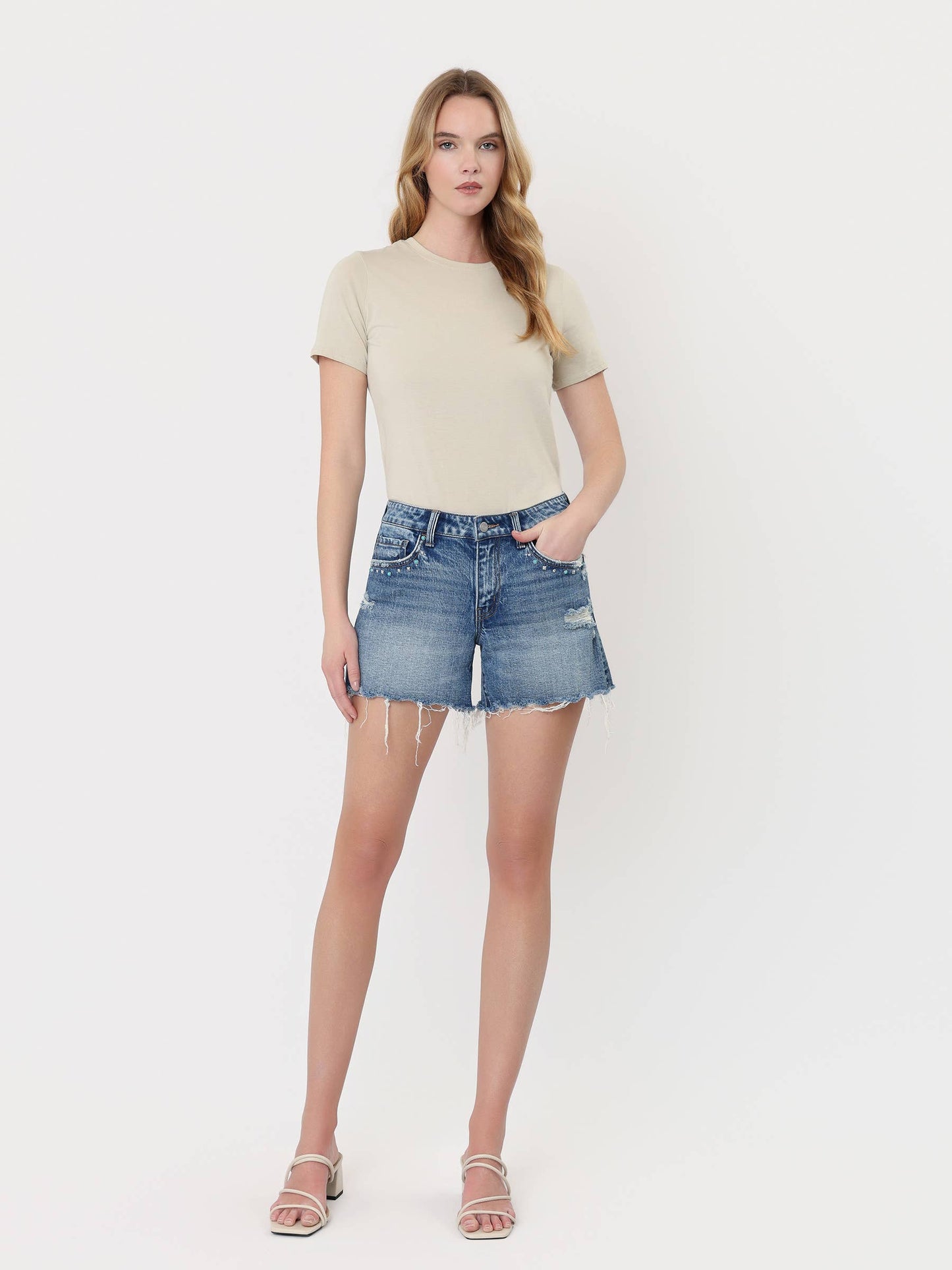 Rebel Stud Shorts