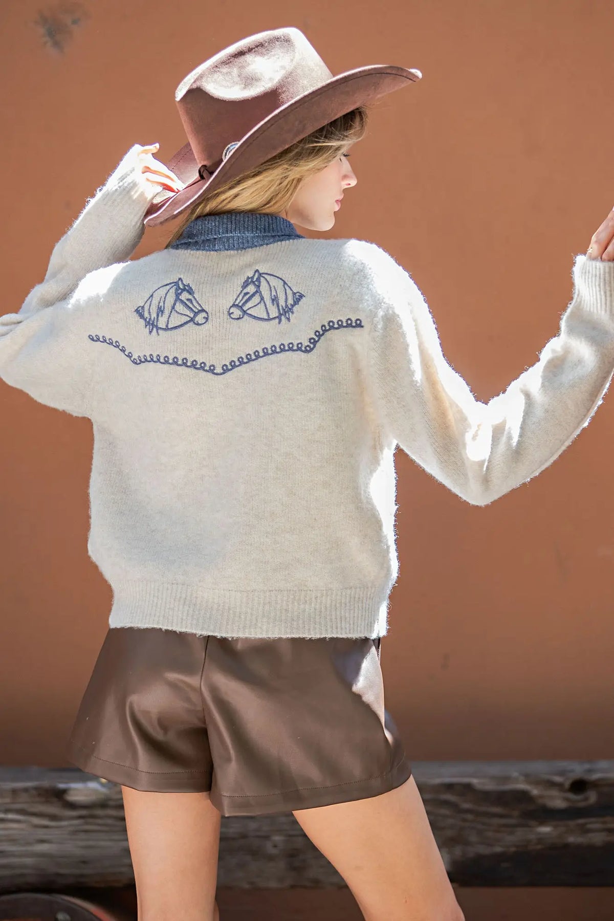 Lucky Spur Western Cardigan