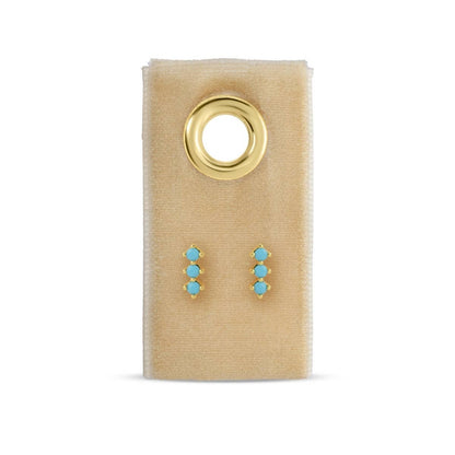 Turquoise Sky Stud Earrings