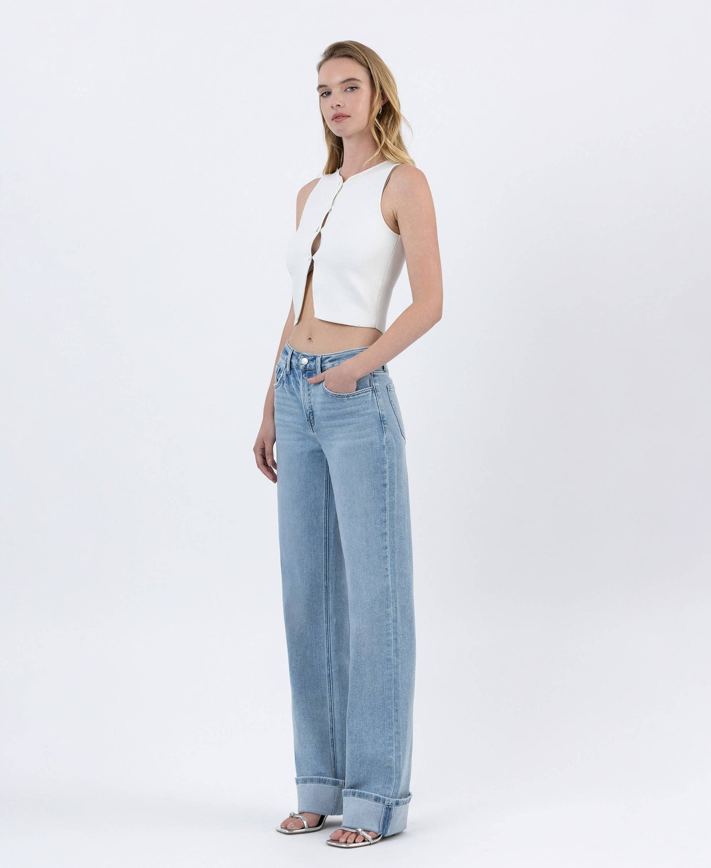 The High Roller Wide Leg Jeans