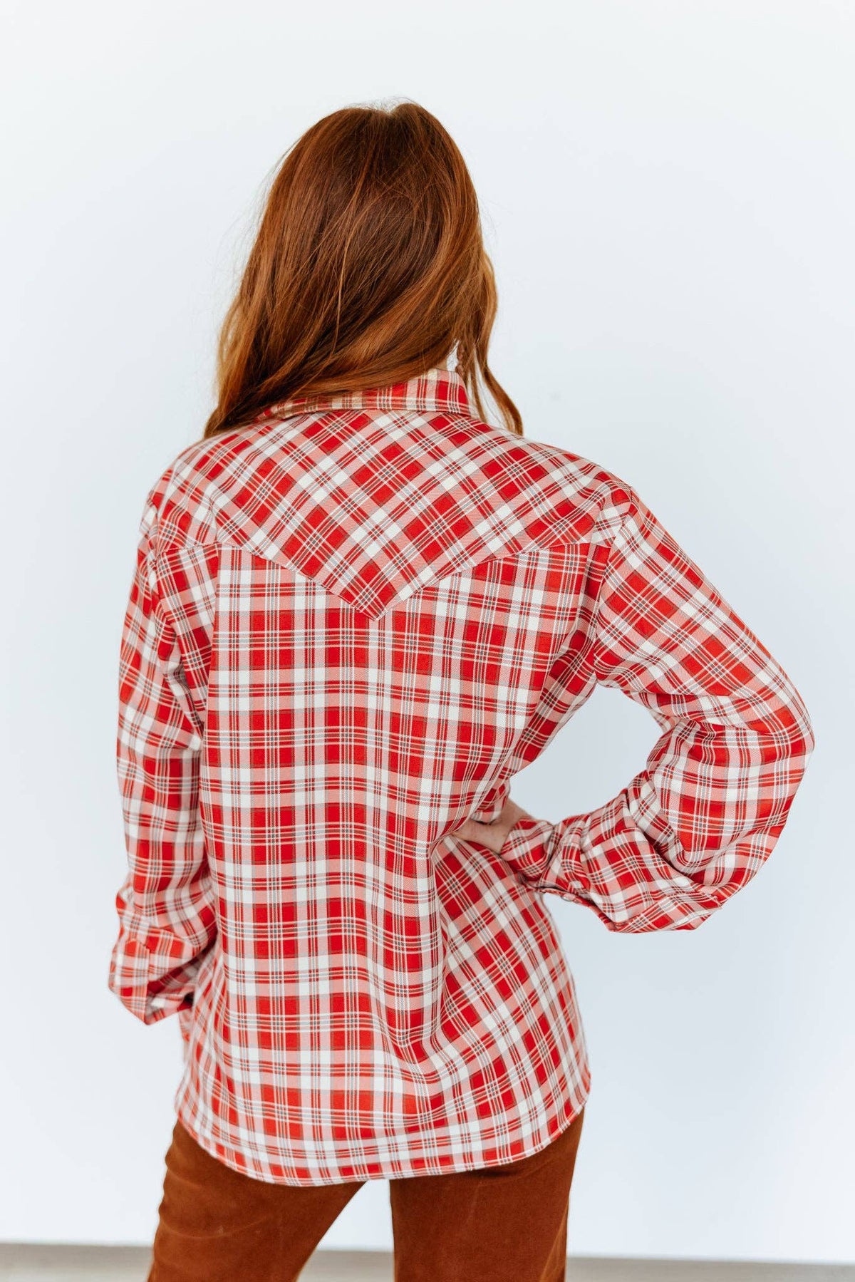 Red Dirt Plaid Pearl Snap