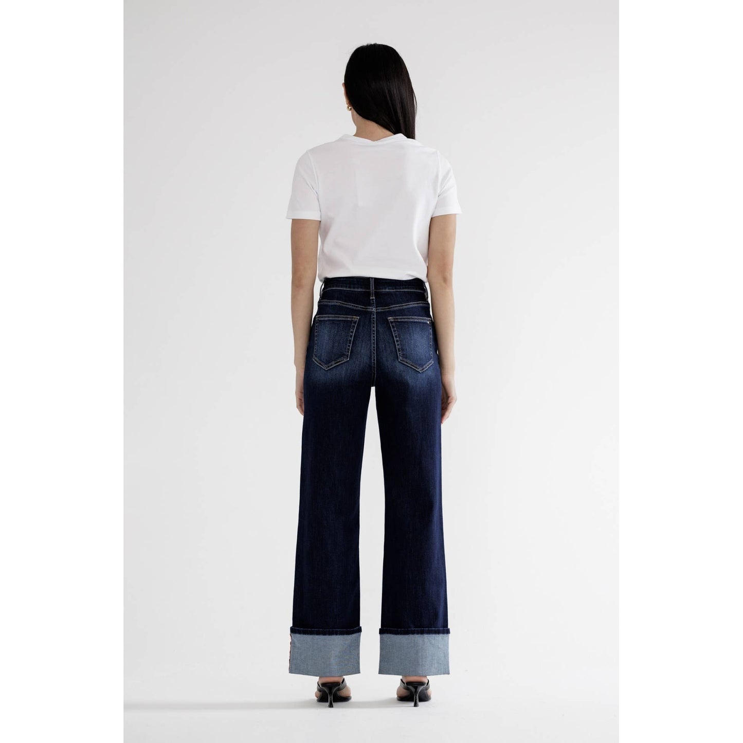High Country Cuffed Wide Leg Jeans