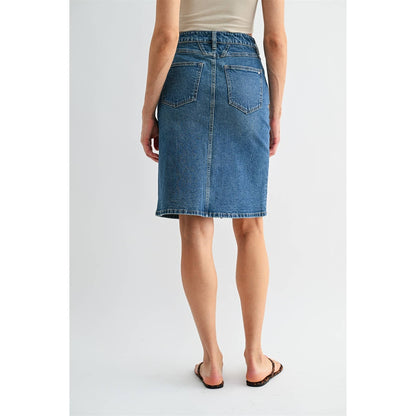 Blue Ridge Denim Midi Skirt