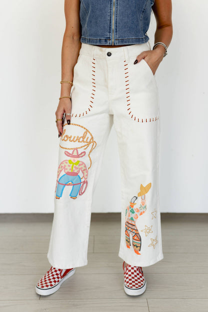 Howdy Darlin’ Wide Leg Jeans