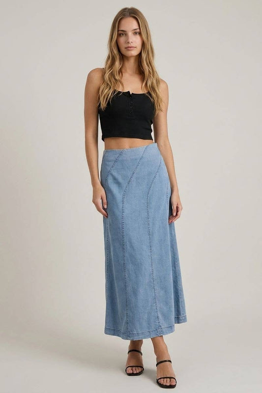 Blue Mesa Midi Skirt