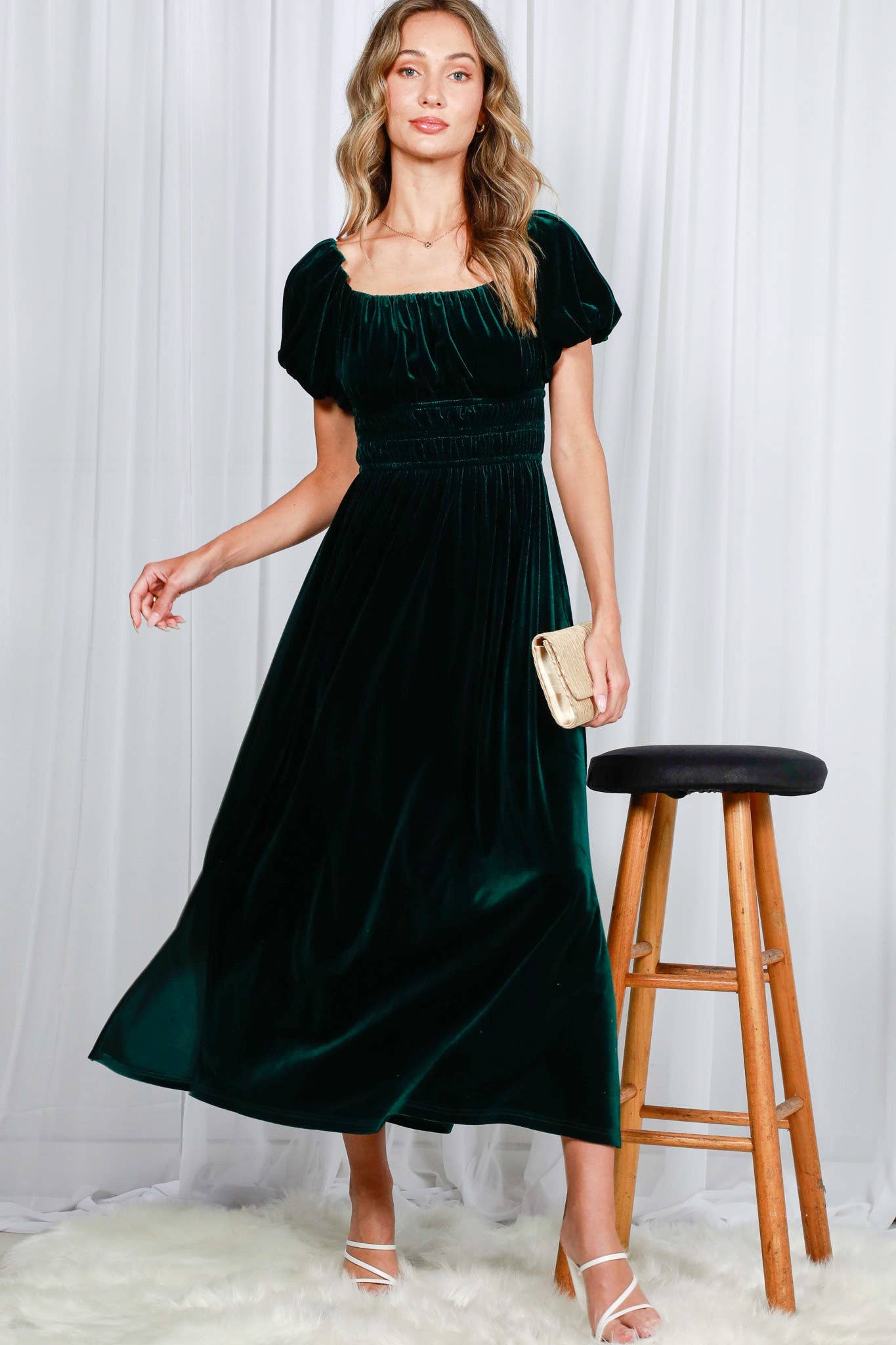 Midnight Rodeo Velvet Dress
