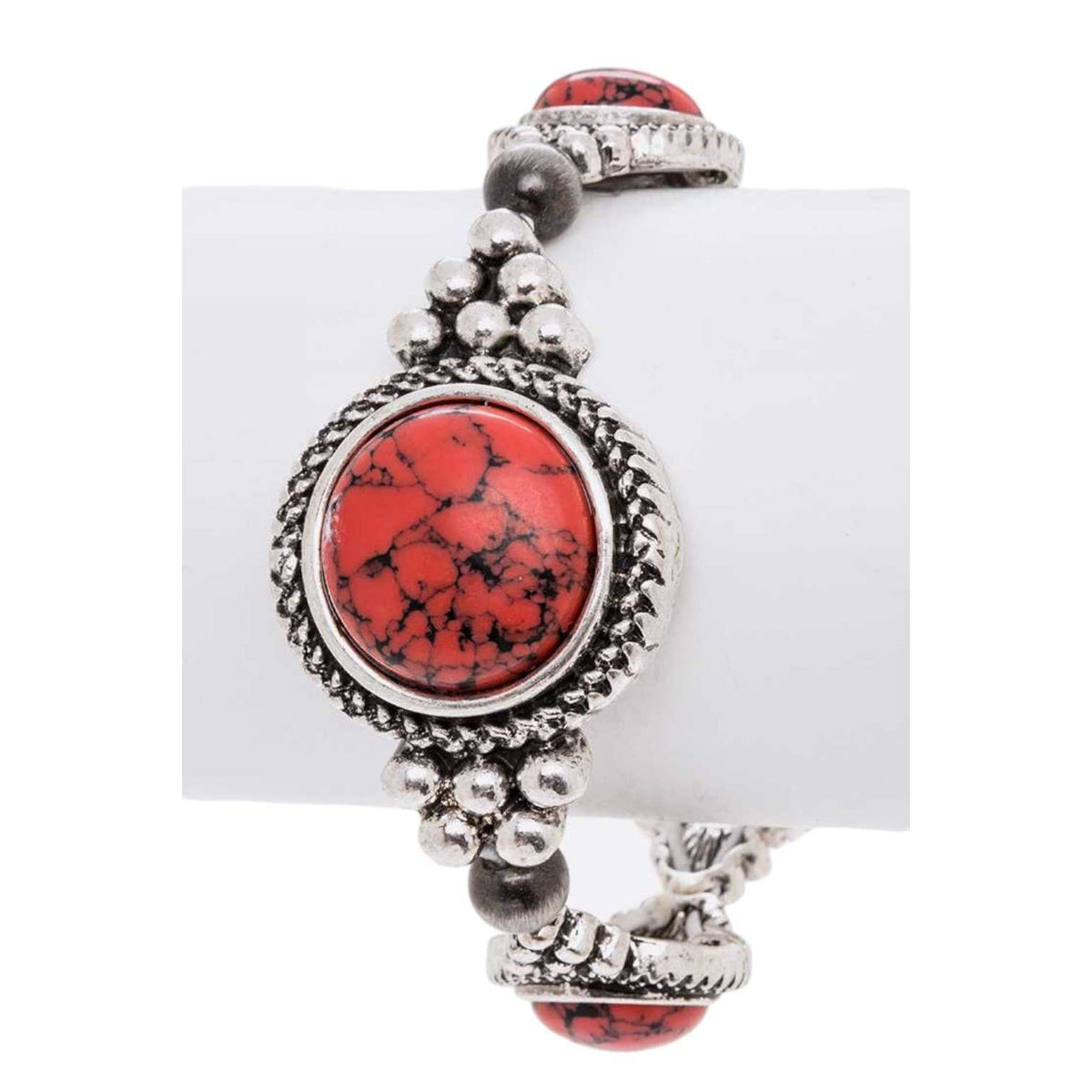 Stone Station Western Stretch Bracelet