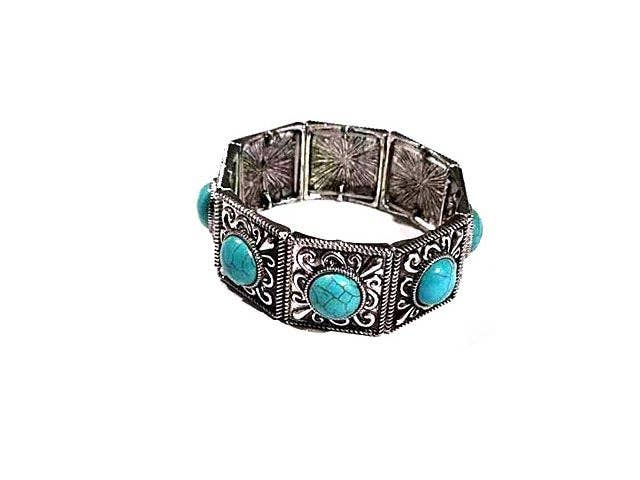 Prairie Concho Stretch Bracelet