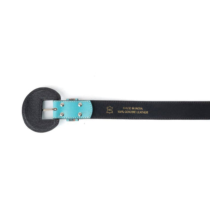 Barrel Bloom Leather Belt