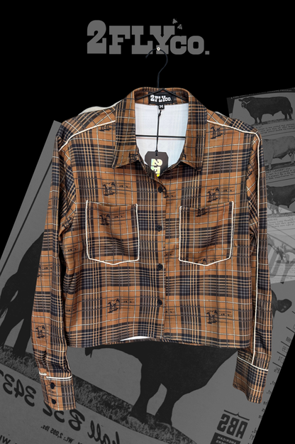 PLAID ROUNDUP Button Down