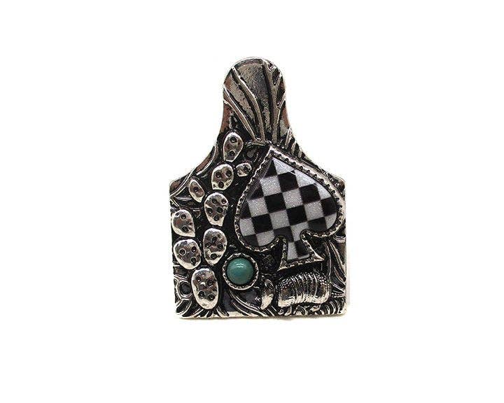 Ace High Cattle Tag Ring