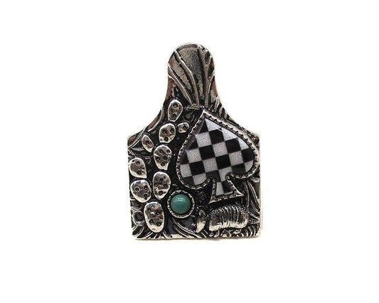 Ace High Cattle Tag Ring