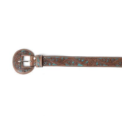 Bronco Sky Tooled Belt