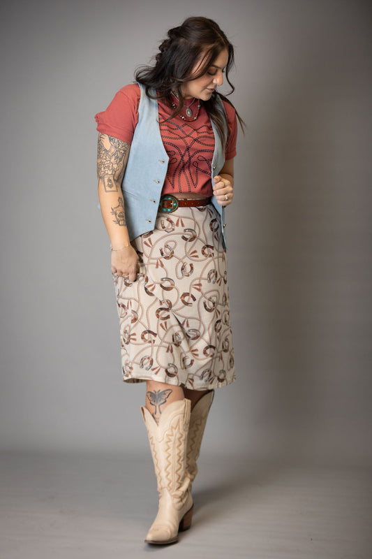 Rodeo Belle Midi Skirt