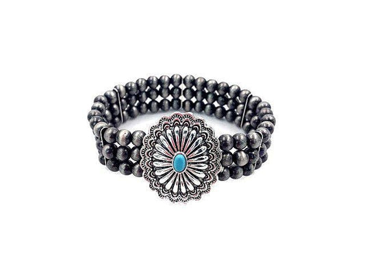 Blue Sky Concho Bracelet