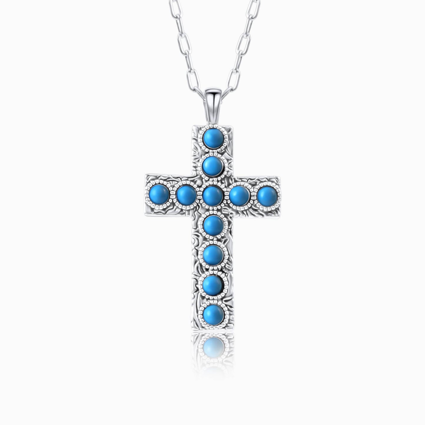 Kingman Cross Necklace