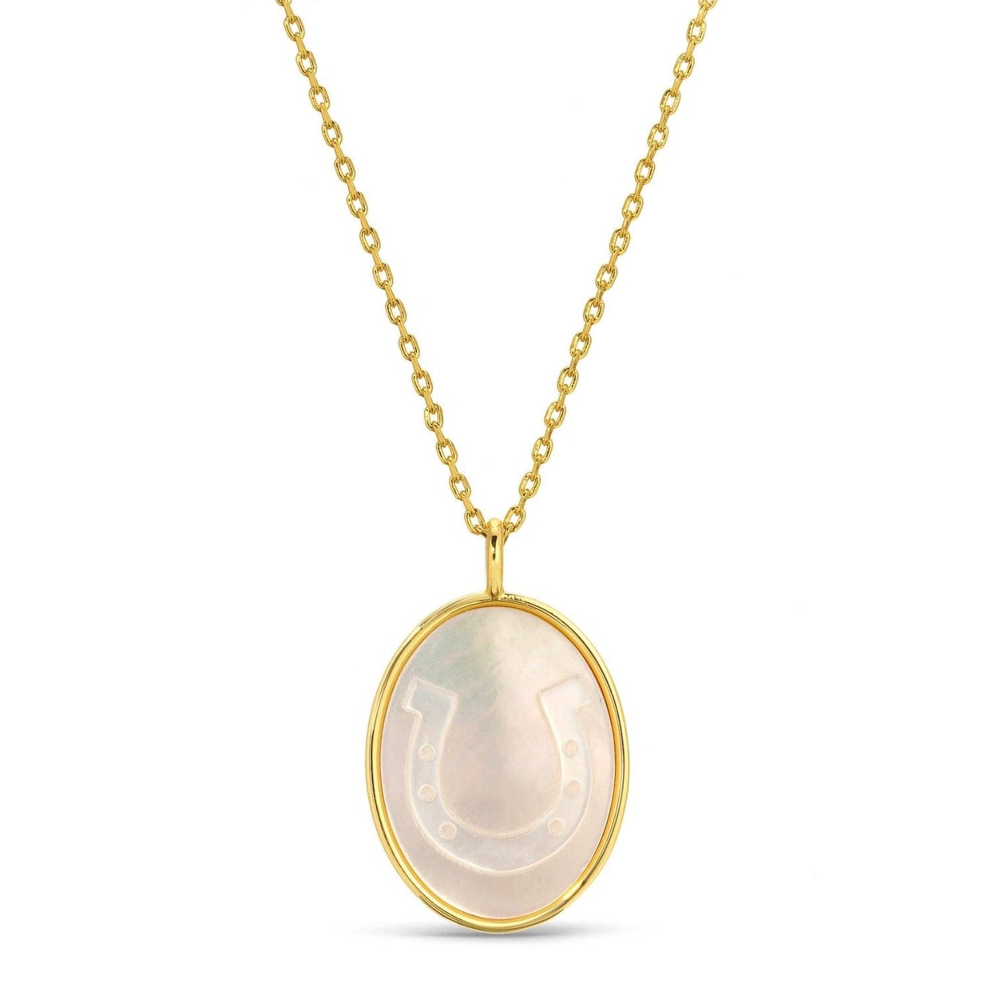 Lucky Horseshoe Shell Necklace