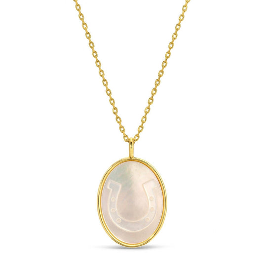 Lucky Horseshoe Shell Necklace