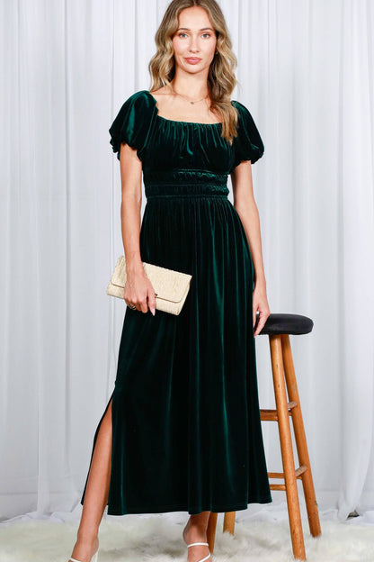 Midnight Rodeo Velvet Dress