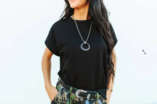 Back to Basics Tee – Midnight