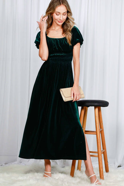 Midnight Rodeo Velvet Dress