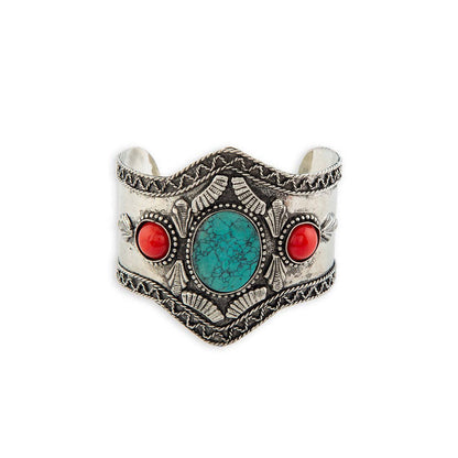 Silver Sage Cuff Bracelet