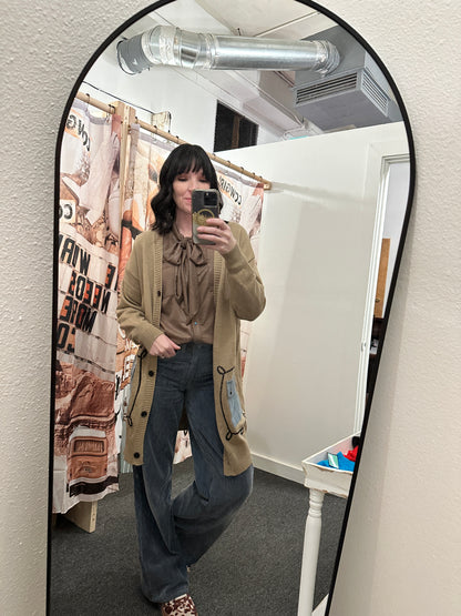 LEATHER OUTLAW MOCHA Top